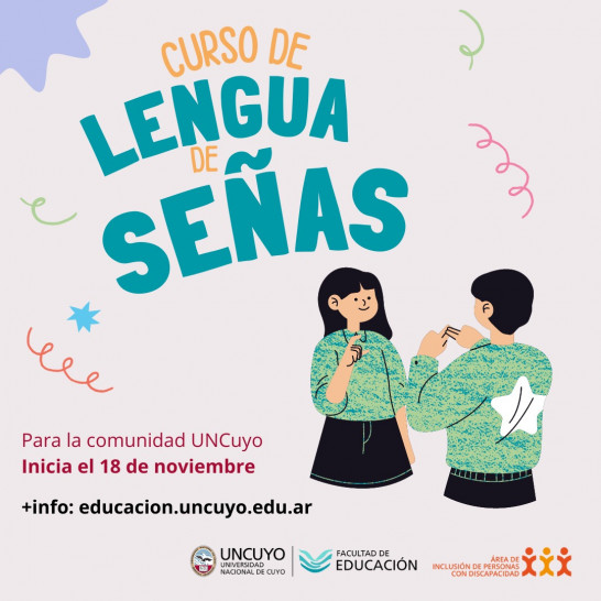 imagen Invitan a participar del curso gratuito de Lengua de Señas Argentina