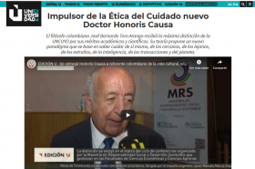 Impulsor de la Ética del Cuidado nuevo Doctor Honoris Causa