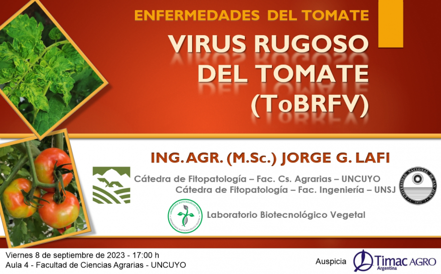 imagen Invitan a Charla Técnica sobre "Virus Rugoso del Tomate: Identificación y pautas de manejo"