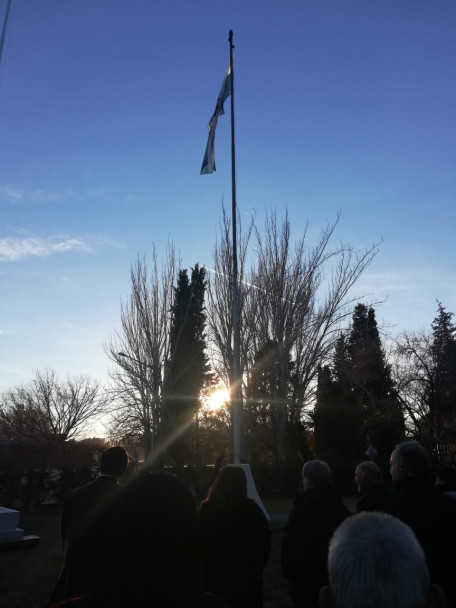 imagen La Facultad festejó el Día de la Bandera