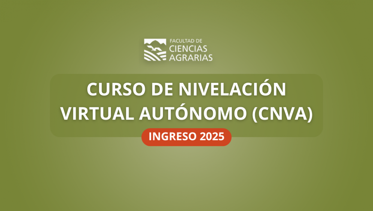 imagen CURSO DE NIVELACIÓN VIRTUAL AUTÓNOMO (CNVA) – 2º Etapa del INGRESO 2025