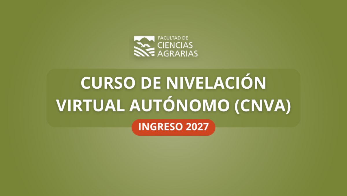 imagen CURSO DE NIVELACIÓN VIRTUAL AUTÓNOMO (CNVA) – 2º Etapa del INGRESO 2027