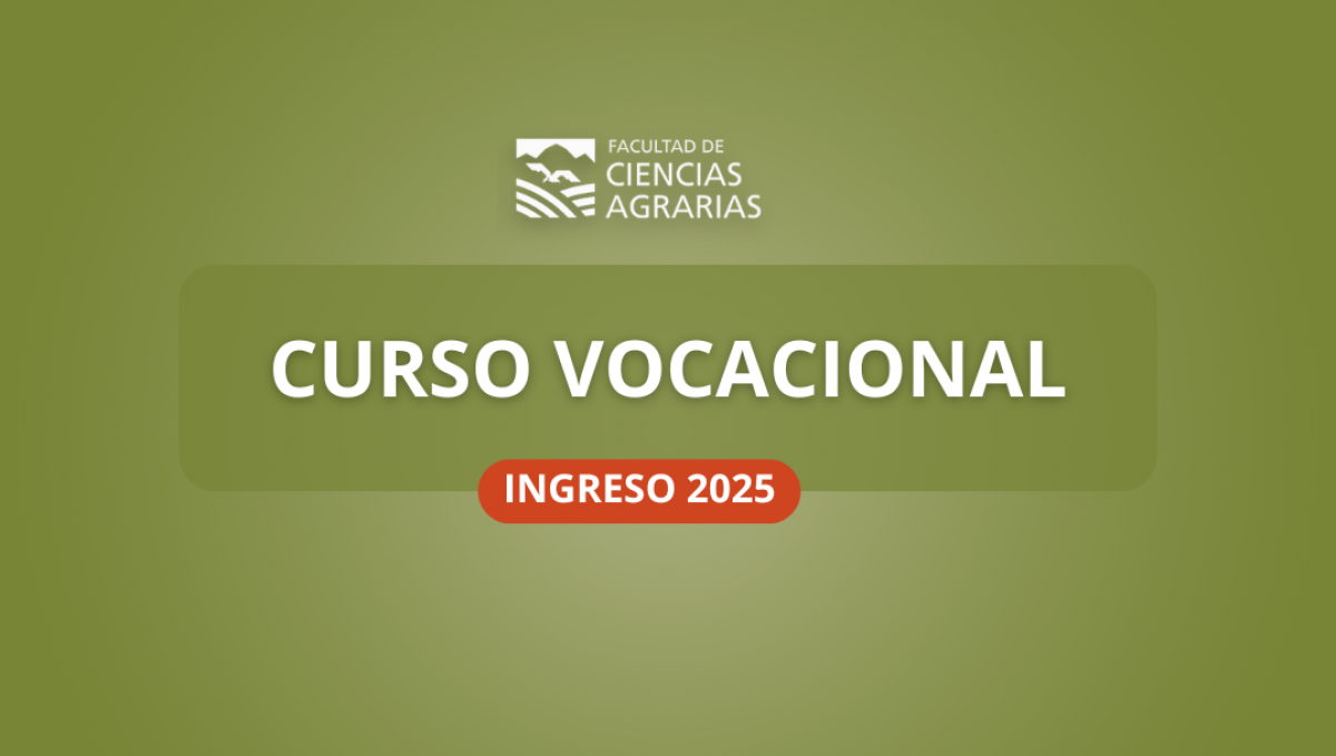 imagen CURSO VOCACIONAL – 1º Etapa del INGRESO 2025