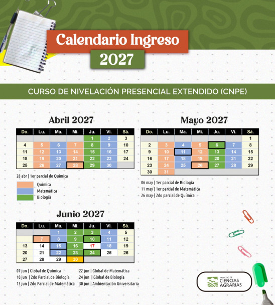 imagen Calendario Ingreso 2027 - CNPE